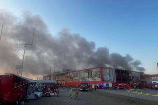 Ogromny pożar marketu na Podkarpaciu 