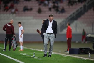 Jan Urban na meczu Malta - Polska