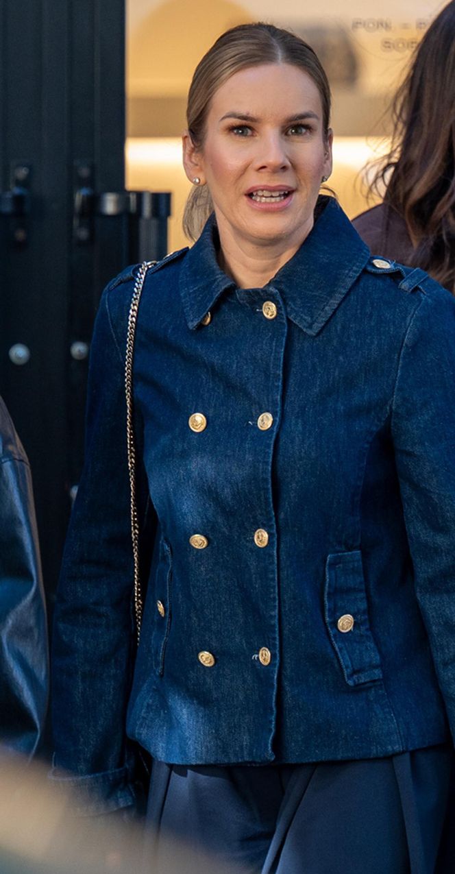 Pierwsza dama w eleganckim butiku