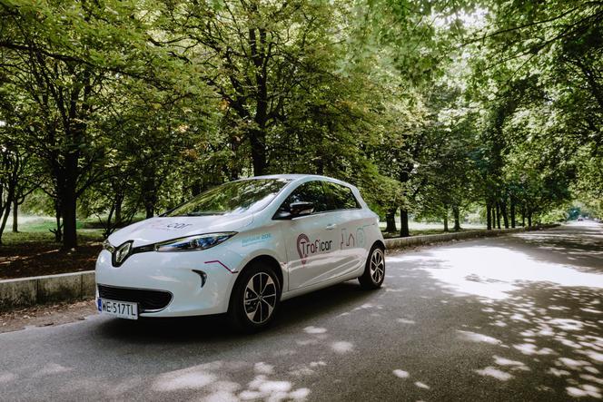 Renault Zoe - samochód elektryczny w car sharingu Traficar