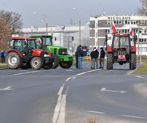 Skromne początki rolniczej blokady na drodze do Bydgoszczy