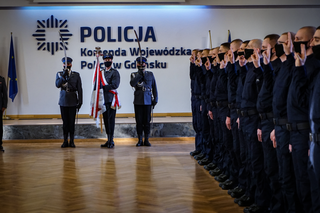 Pomorskie. Ślubowanie nowo przyjętych policjantów