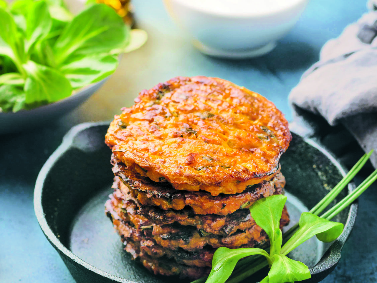 Placki z mąki grochowej: idealne dla wegan, wegetarian 