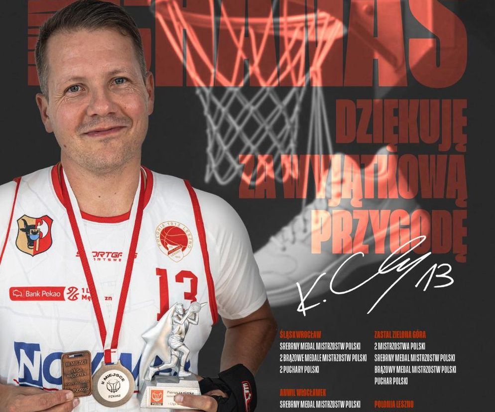 Kamil Chanas kończy karierę koszykarską. Ostatni mecz w piątek