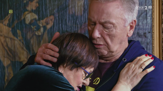 Barwy szczęścia odcinek 2045, Irenka (Krystyna Tkacz), Ludwik (Marek Lewandowski)