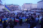 Manifestacja w trzecią rocznicę wybuchu wojny w Ukrainie