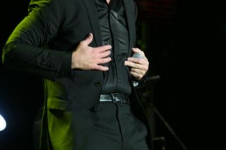 Pitbull podczas pierwszego koncertu w Polsce