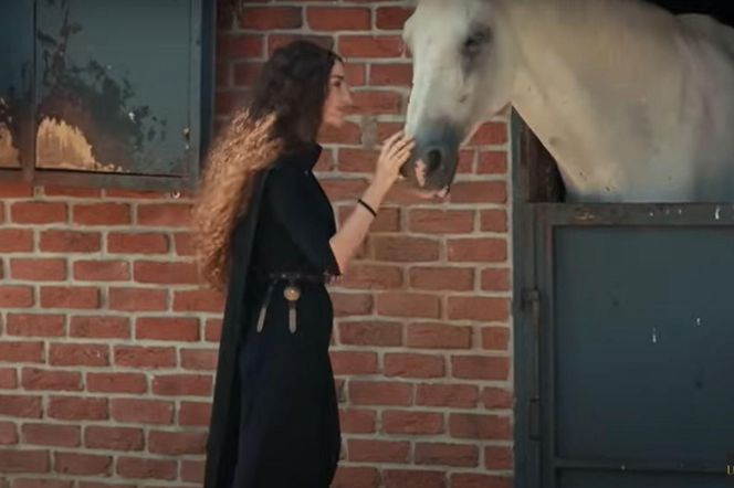 Nana w stadninie koni 