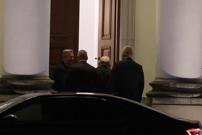 Duda, Kaczyński, Morawiecki: spotkanie w Belwederze