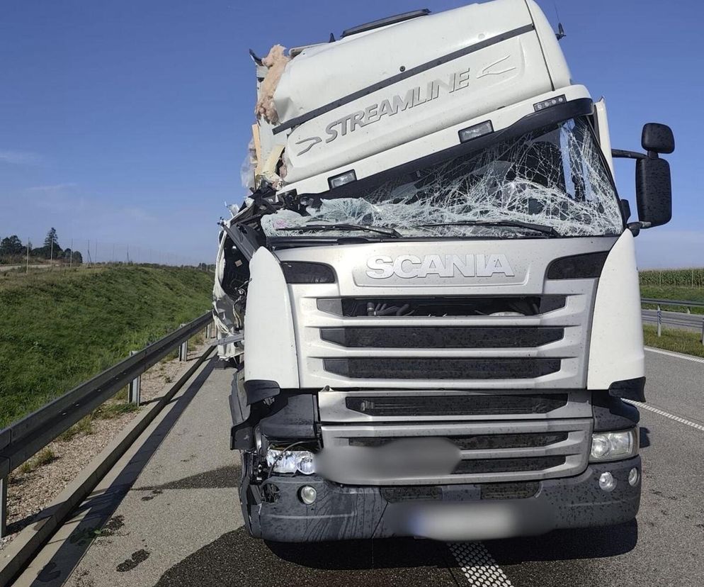 Tragiczny wypadek koło Ełku. Dwie osoby śmiertelnie potrącone przez ciężarówkę