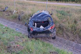 Poważny wypadek na S22. Kobieta i dziecko w szpitalu [ZDJĘCIA]