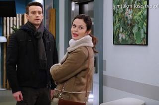 M jak miłość odc. 1732. Kasia Stawska (Paulina Lasota), Jakub Karski (Krzysztof Kwiatkowski)