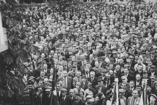 Manifestacja w Białymstoku w sprawie praw Polski w Wolnym Mieście Gdańsk, 1936 rok