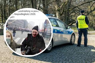 74-letni fotograf postrzelony na Marszu Niepodległości. SZOKUJĄCE oświadczenie policji. Jak to możliwe?!