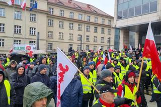 Protest rolników w Poznaniu