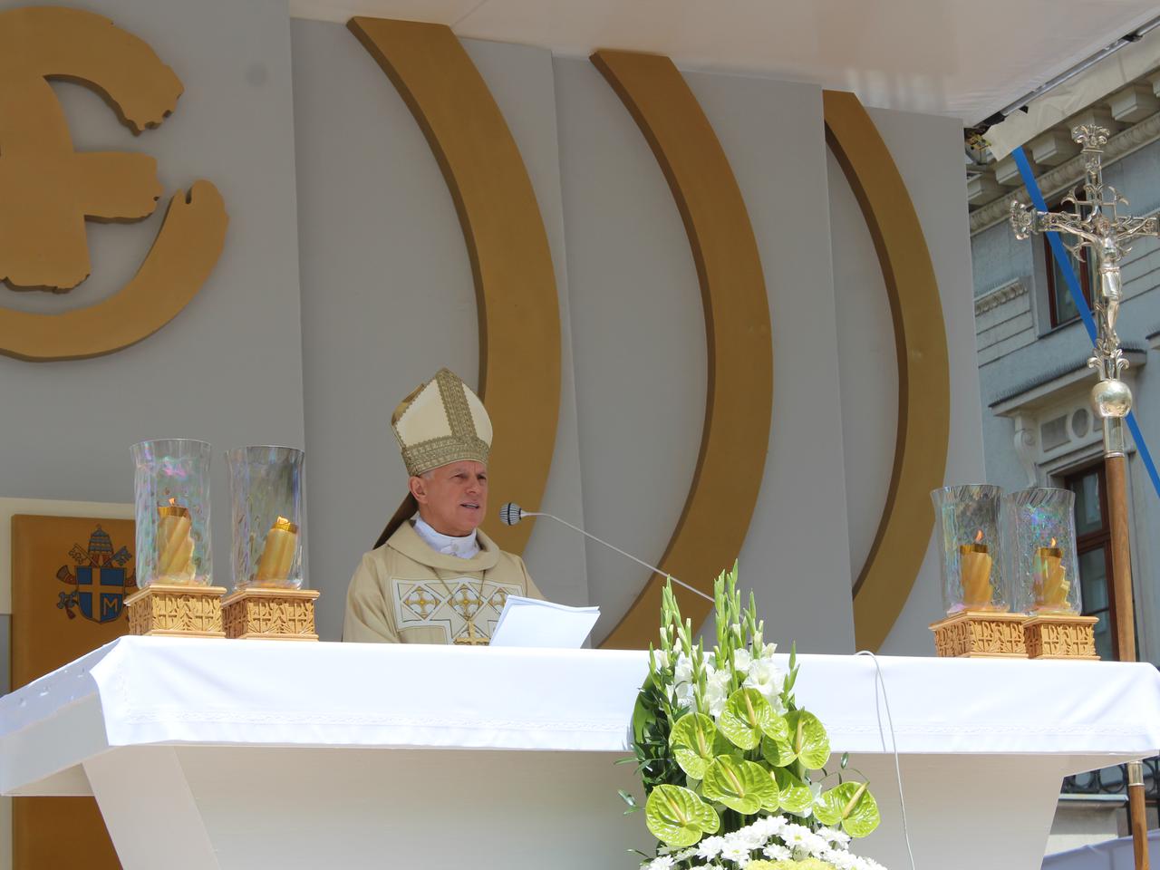 Święto Eucharystii w Łodzi: abp Mieczysław Mokrzycki