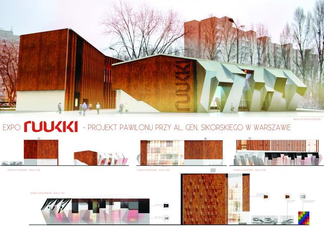 Energooszczędny pawilon EXPO Ruukki. III nagroda