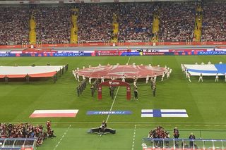 Wyjątkowe sceny przed meczem Polska - Finlandia. Tego podczas meczów kadry dawno nie było