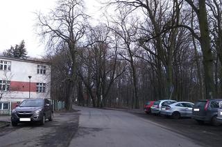 Ulica Przybyszewskiego i dojazd do planowanego mostu tymczasowego