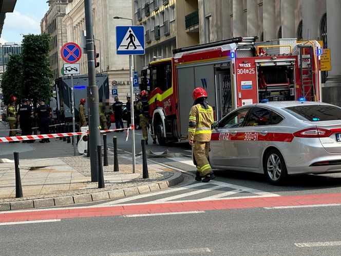 Alarm bombowy ul. Jasna