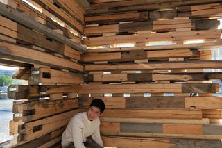 Barn Again - jeden z dwóch prezentowanych na Biennale pawilonów