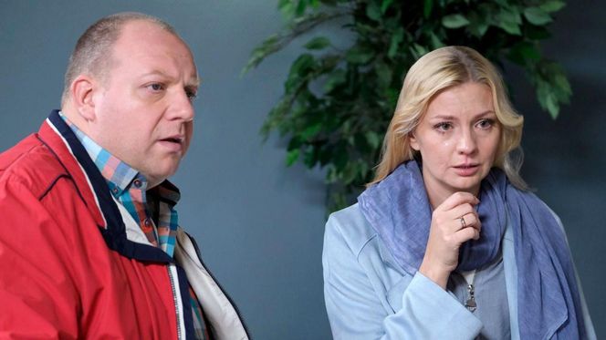 M jak miłość odc. 1846. Jagoda (Katarzyna Kołeczek), Tadeusz (Bartłomiej Nowosielski)