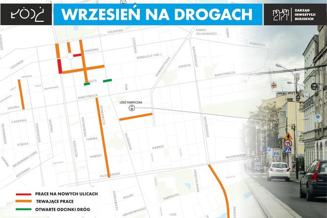 Co zmieni się od września na łódzkich drogach? Gdzie będą utrudnienia? [SZCZEGÓŁY]