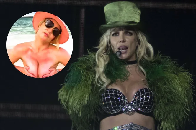 Wyzwolona Britney Spears pręży nagie ciało. Fanów przeraziło jedno!