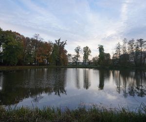 Park Lubomirskich w Białymstoku jesienią 