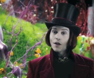 Johnny Depp jako Willy Wonka w filmie Charlie i fabryka czekolady