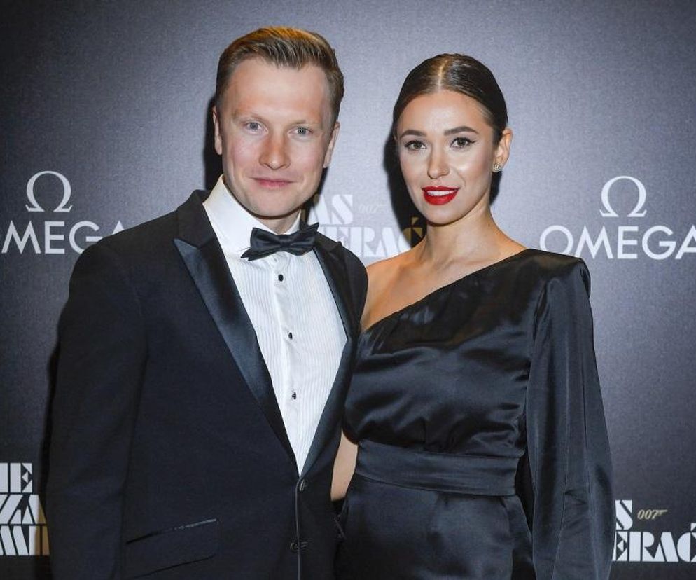 Jakub Wesołowski z żoną, Agnieszką