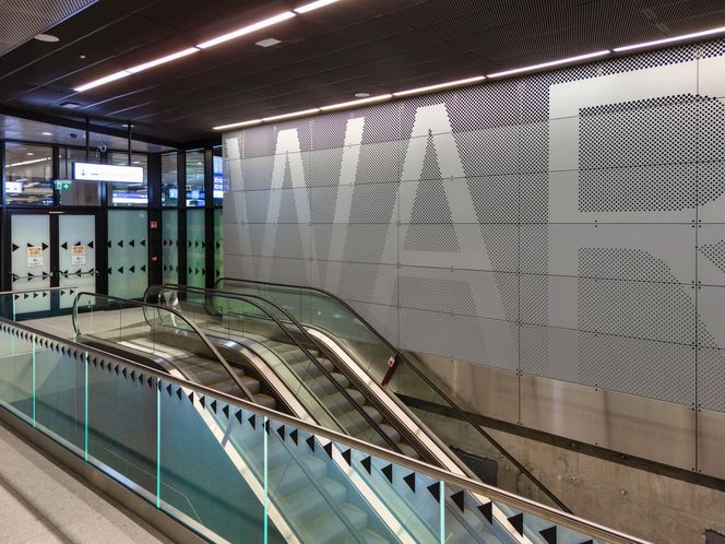 Pierwszy podziemny przystanek tramwajowy w Warszawie (listopad 2025)