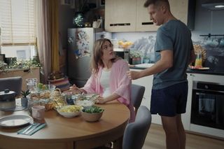 M jak miłość, odcinek 1855: Franka (Dominika Kachlik), Paweł (Rafał Mroczek)