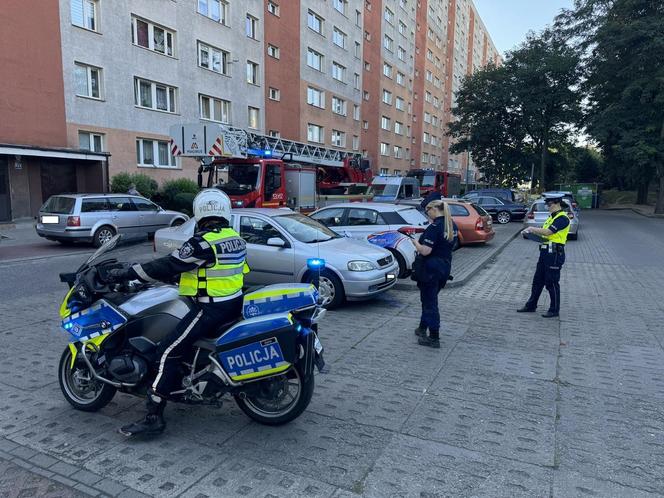 Kontrola parkowania na osiedlu w Stargardzie