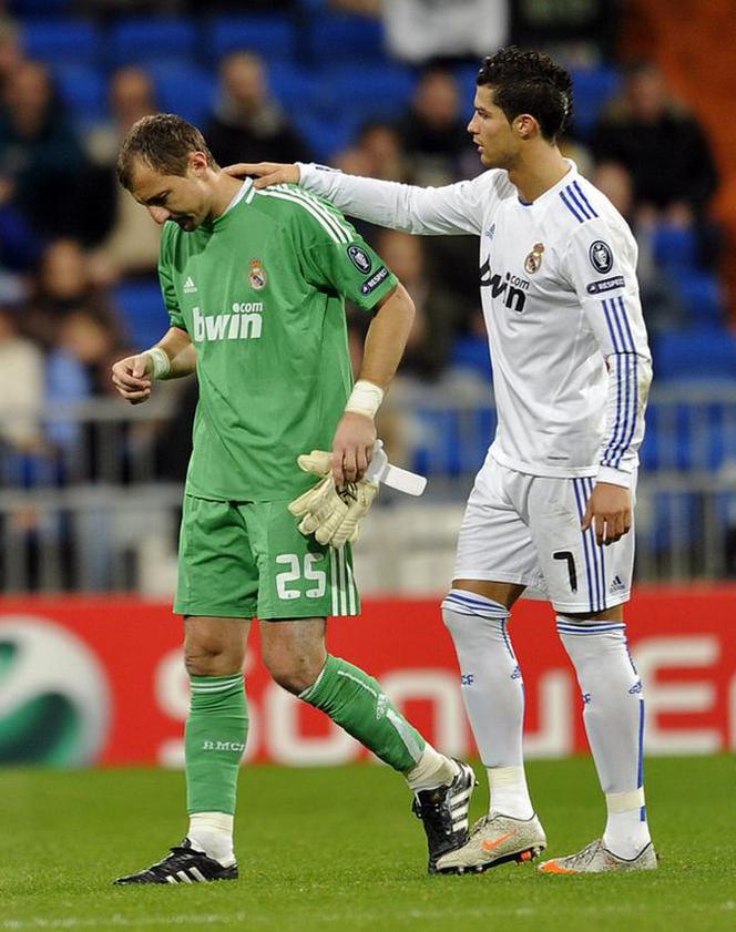 Jerzy Dudek i Cristiano Ronaldo