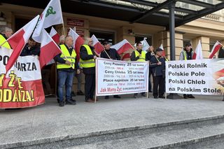 Protest rolników w Rzeszowie
