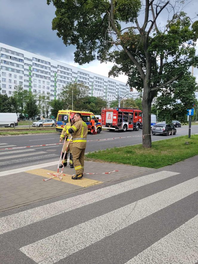 Śmiertelny wypadek na przejściu dla pieszych w Łodzi. Siła uderzenia była bardzo duża