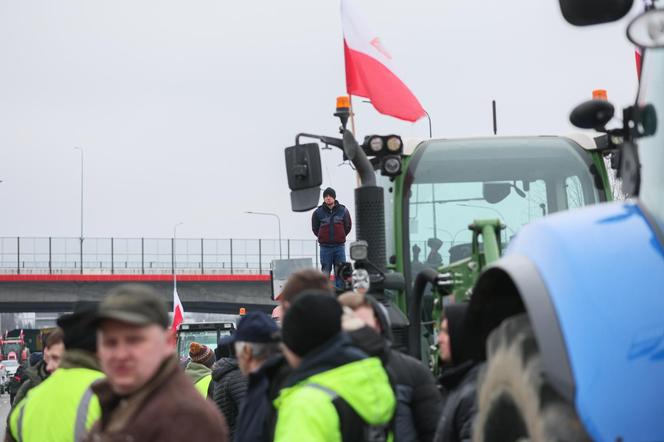 Protesty rolników na Mazowszu