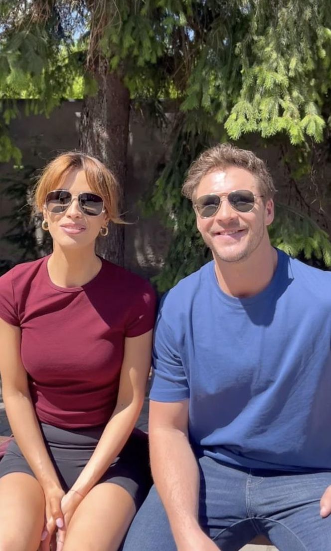 M jak miłość. Kama (Michalina Sosna), Marcin (Mikołaj Roznerski)