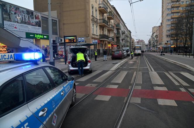 Wypadek w Szczecinie plac Rodła 