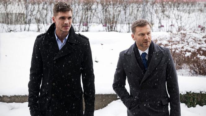 M jak miłość odc. 1362 Marcin (Mikołaj Roznerski), Andrzej Budzyński (Krystian Wieczorek)