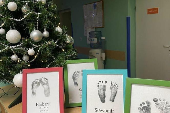 Wyjątkowa pamiątka narodzin dziecka węgrowskim szpitalu