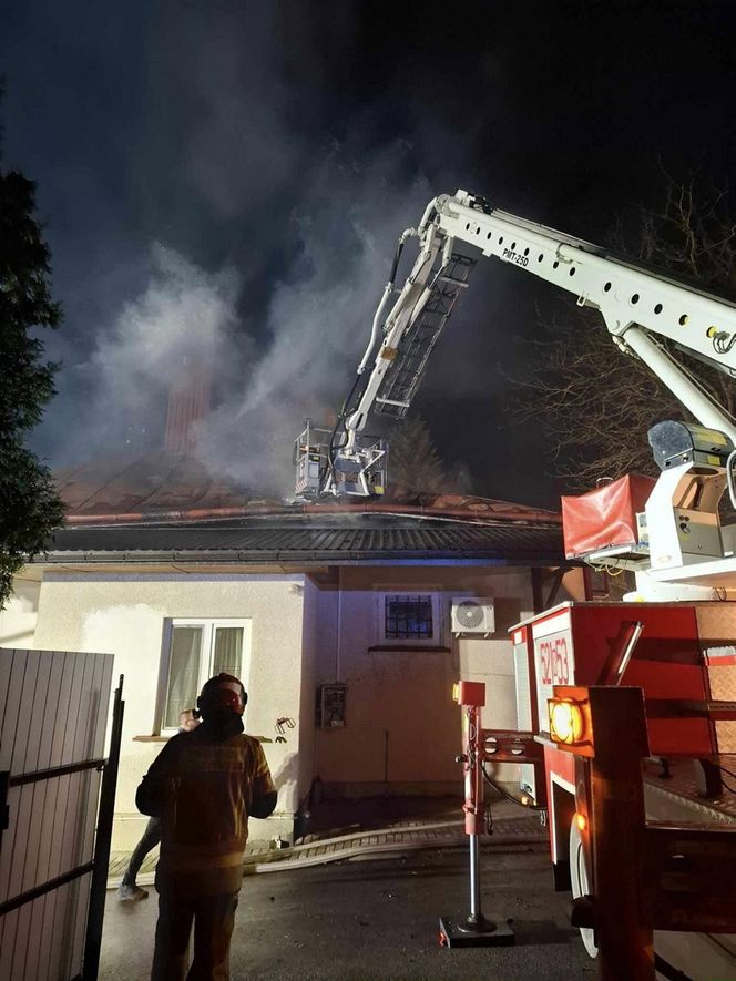 Pożar plebanii w Jaworniku Polskim