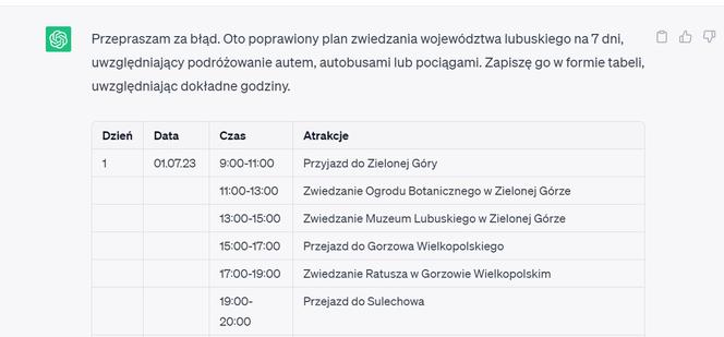 Oto jak sztuczna inteligencja zaplanowała wycieczkę po Lubuskiem