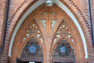 To jeden z najpiękniejszych kościołów w Olsztynie. Wybudowano go dla armii Cesarstwa Niemieckiego