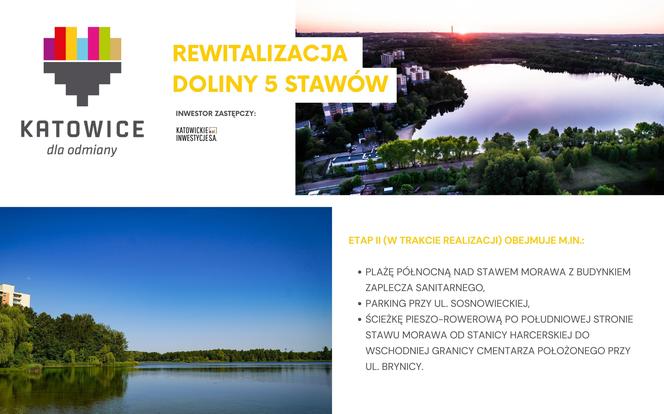 Katowice podpisały umowę na realizację II etapu rewitalizacji Doliny 5 Stawów