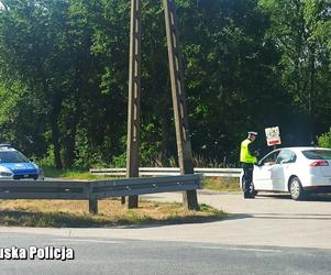 Policjanci z dronem polowali na kierowców w Nowogrodzie Bobrzańskim