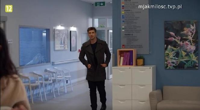 M jak miłość odc. 1711. Iza (Adriana Kalska), Marcin (Mikołaj Roznerski)