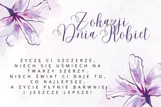 Życzenia na Dzień Kobiet - krótkie i miłe