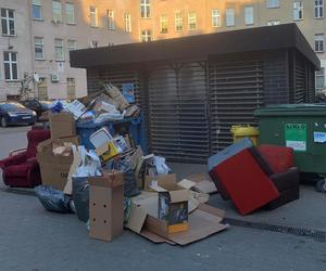 Góry śmieci na wrocławskich podwórkach. „Ludzie, co jest z wami?”